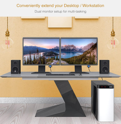 DVI to DVI Monitor Cable (25FT, 24+1 Dual Link, Digital Video Cable, Male to Male) - for Gaming, DVD, Laptops, HDTV and Projector